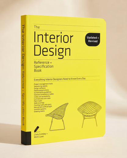 The Interior Design Reference + Specification Book, paperback, standing