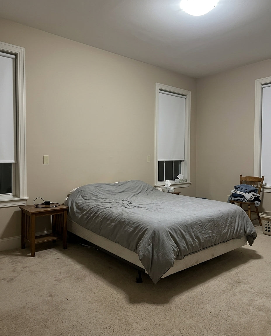 Bedroom before
