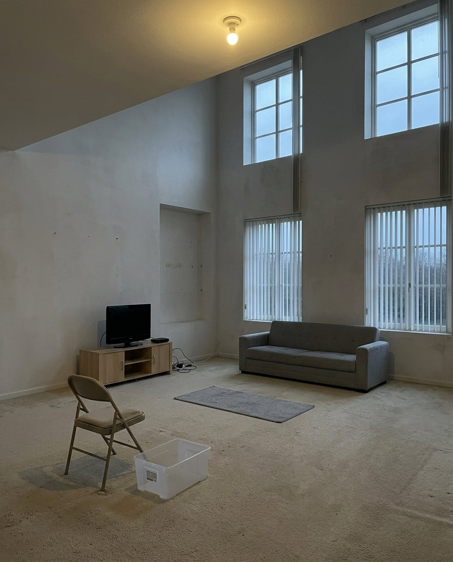 Living room before